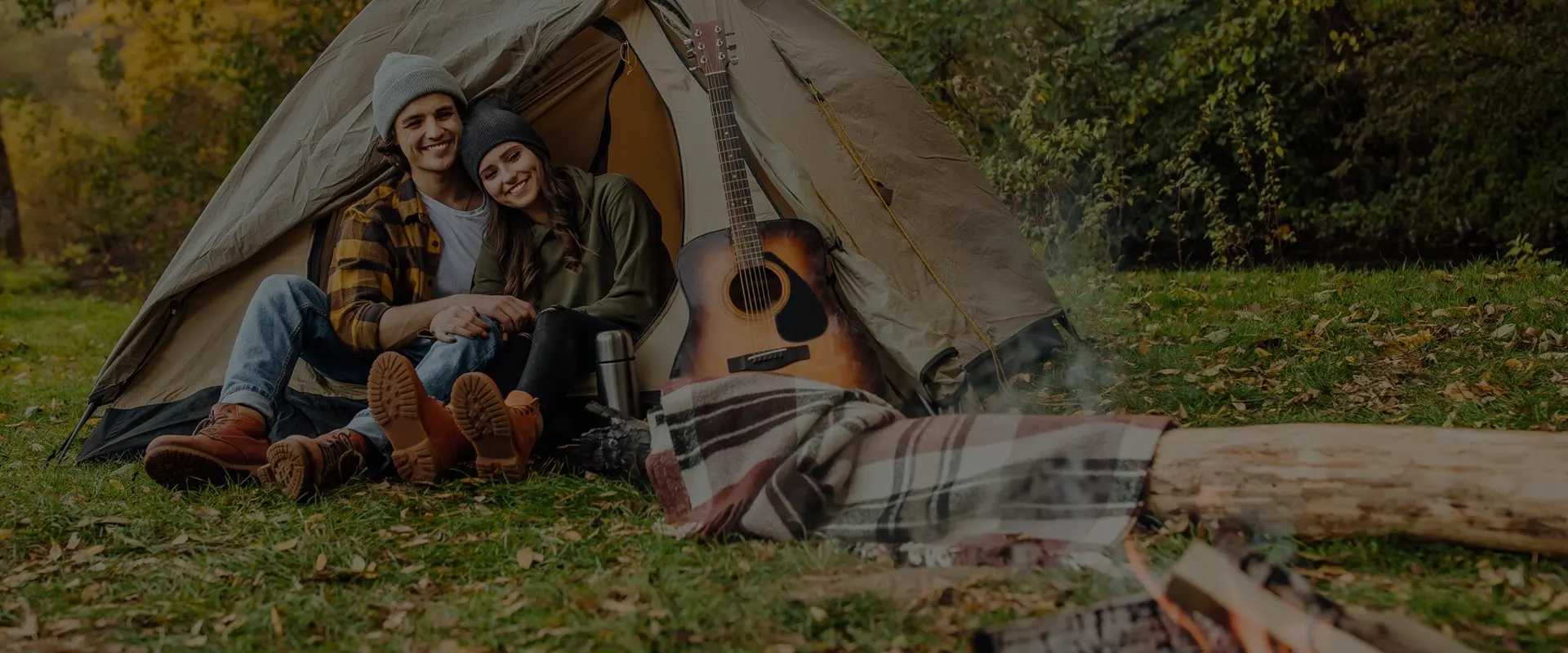 Le plaisir de camper en pleine nature